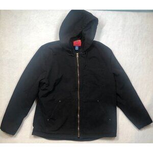 Vintage Big Mac Chore Jacket Work Wear Utility Black Full Zip Coat Men's Size XL